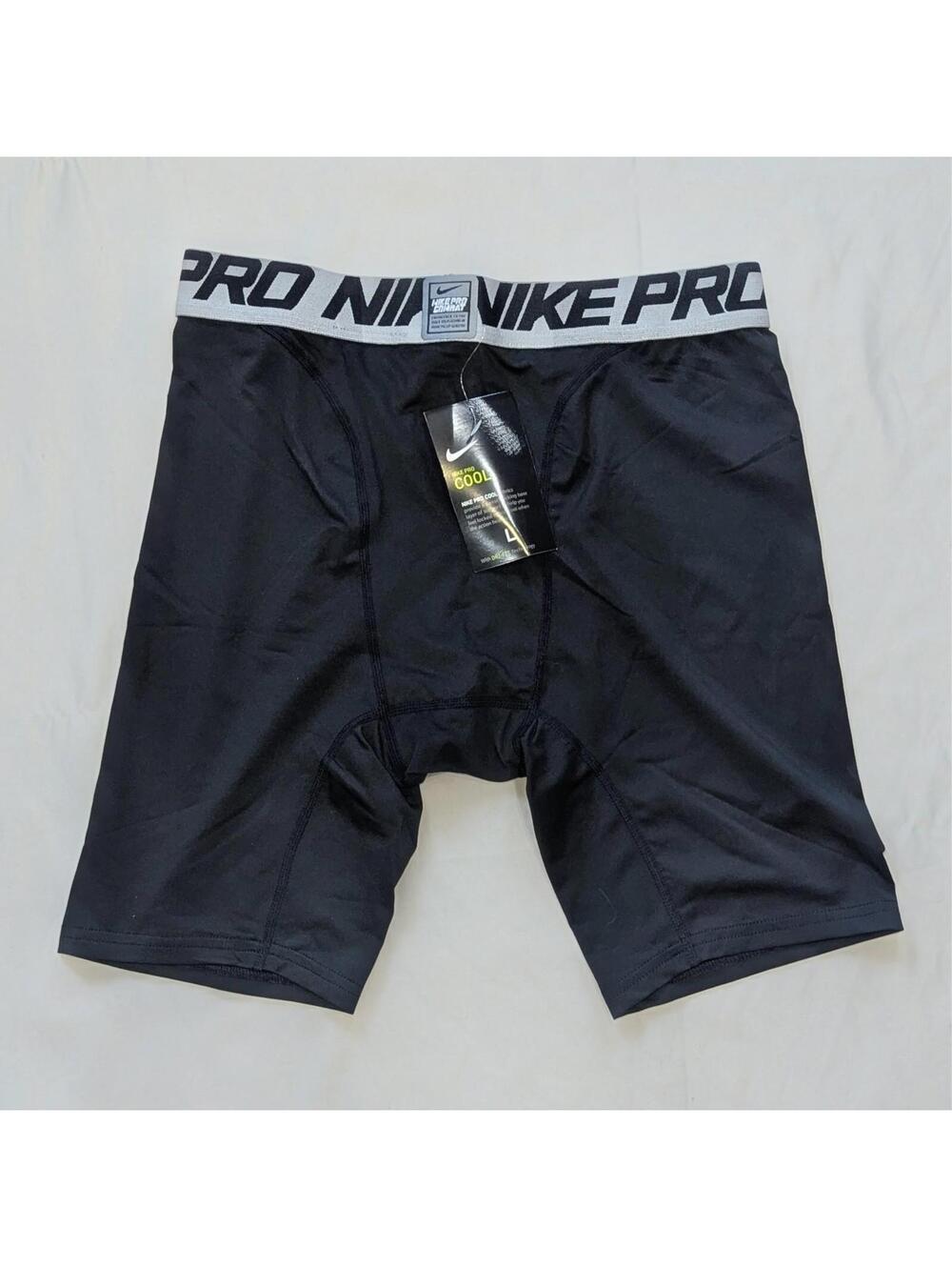 Nike Pro Combat NBA Compression Shorts Men's M BLACK Dri-FIT Basketball NWT - Picture 3 of 6